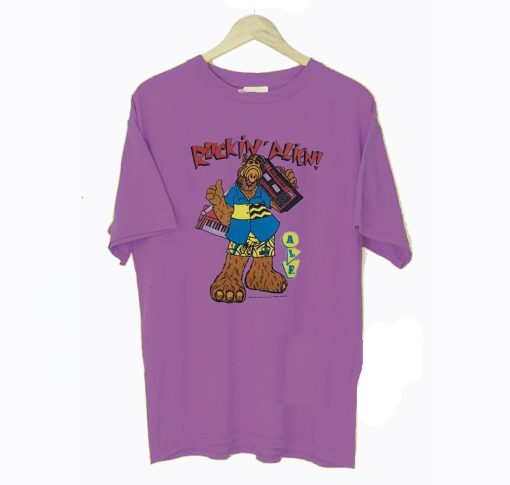 Vintage 80s Rockin Alien Alf T Shirt (GPMU)