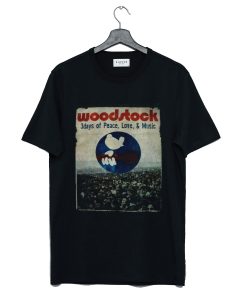 Woodstock Peace Love Music 1969 T Shirt (GPMU)