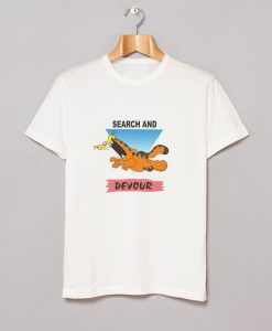 Vintage Garfield Search n Devour T Shirt (GPMU)