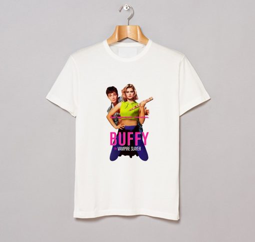 Buffy The Vampire Slayer Luke Perry Kristy Swanson T Shirt (GPMU)