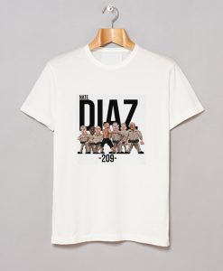 Nate Diaz Police 209 UFC T-Shirt (GPMU)