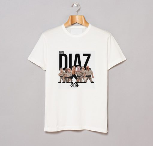 Nate Diaz Police 209 UFC T-Shirt (GPMU)