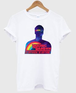 Star Trek Geordi Reading Rainbow T-Shirt (GPMU)