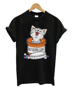 Antidepressant cat T-Shrit (GPMU)