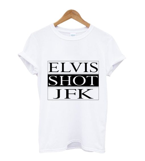 ELVIS SHOT JFK, La Haine Film T-Shirt (GPMU)