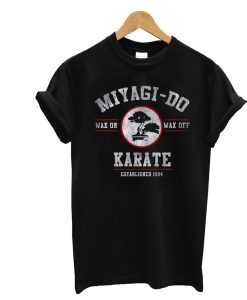 Miyagi Do Karate Kid Wax On Wax Off T-Shirt (GPMU)