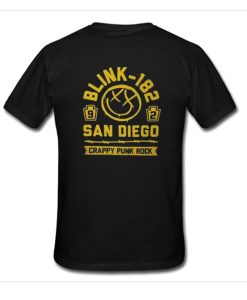 Blink 182 Crappy Punk Rock San Diego Back T-Shirt (GPMU)