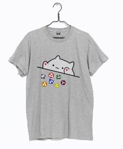 Cat Throwing Dice T-Shirt (GPMU)