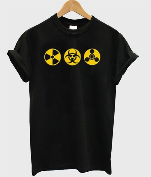Radioactive Chemical Hazard Biohazard T-Shirt (GPMU)