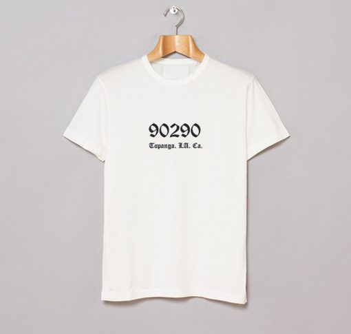 90290 Topanga Los Angeles California T-Shirt (GPMU)