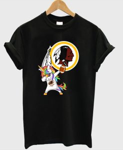 Dabbing Hip Hop Unicorn Dab With Football T-Shirt (GPMU)