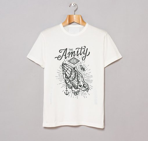 The Amity Affliction Merch Rosary Praying T Shirt (GPMU)