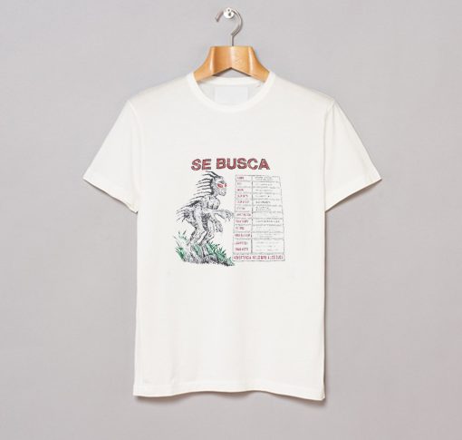 Vintage Advertencia No Lo Mire a Los Ojos Chupacabra T Shirt (GPMU)