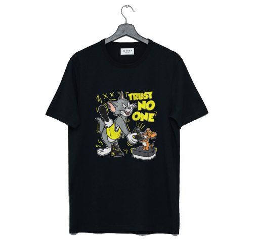 Tom Jerry Trust No One T Shirt (GPMU)