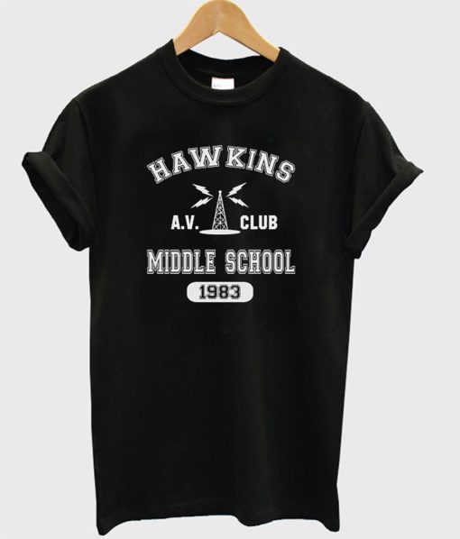 Hawkins Middle School AV Club Stranger Things T-Shirt (GPMU)