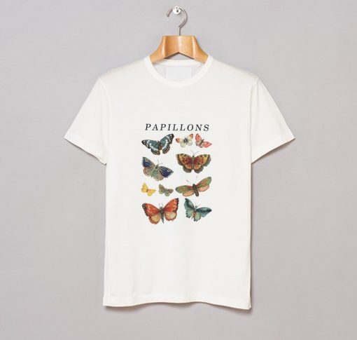 Papillons Butterfly Vintage T-Shirt (GPMU)