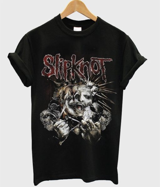 Slipknot Ripped Masks T-Shirt (GPMU)
