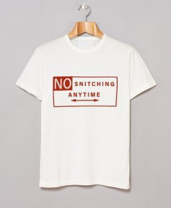 Vlone No Snitching Anytime T Shirt (GPMU)