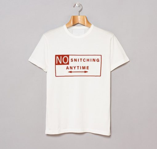 Vlone No Snitching Anytime T Shirt (GPMU)