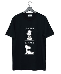 Yoga Inhale Exhale Snoopy T Shirt (GPMU)