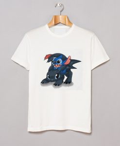 StitchToothless Crossover Design T-Shirt (GPMU)