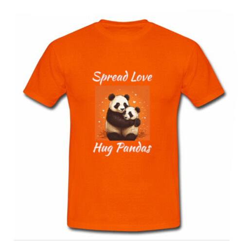 Spread Love Hug Pandas T-Shirt (GPMU)