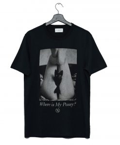 Where Is My Pussy Boom Bap Black Cat T-Shirt (GPMU)