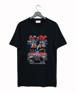 ACDC Band 50th Anniversary 1973 - 2023 Signature T-Shirt (GPMU)