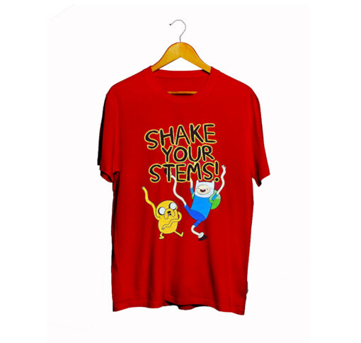 Shake your stems Adventure Time T Shirt (GPMU)