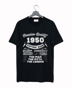 The Man Myth Legend Vintage 1950 72Nd T Shirt (GPMU)