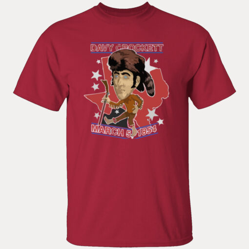 Davy Crockett March 5 1854 T Shirt (GPMU)