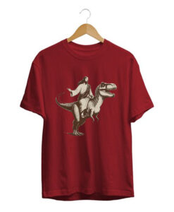 Jesus Riding Dinosaur T-Shirt (GPMU)