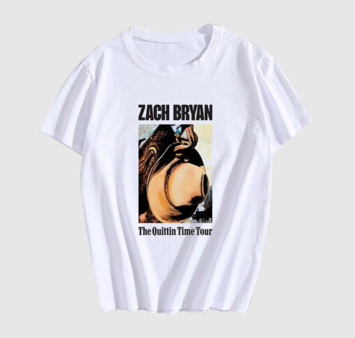 Zach Bryan The Quittin Time Tour t-shirt